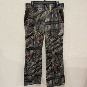 Under Armour Mossy Oak Fleece Pants Camo Wide Leg Stretch Waist Women’s Medium?